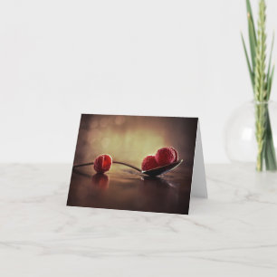 Raspberry Sunrise Blank Note Kaart