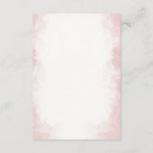 Raspberry Sweet Baby shower Boeken voor Baby Informatiekaartje (Achterkant)