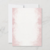 Raspberry Sweet Waterverf Meisje Baby shower Bedankkaart (Achterkant)