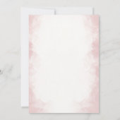 Raspberry Sweet Waterverf Meisje Baby shower Kaart (Achterkant)