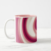 Raspberry Swirl Tweekleurige Koffiemok (Links)
