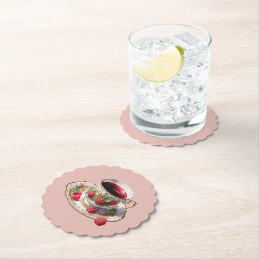 Raspberry teacup Onderzetter (Insitu)