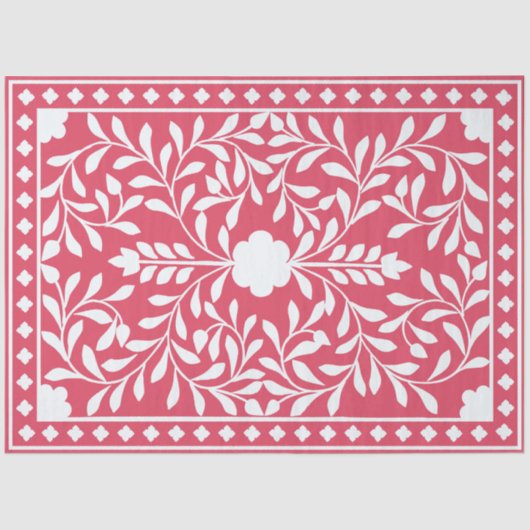 Raspberry Traditional Bone Inlay Decoupage Paper Tissuepapier (Voorkant)