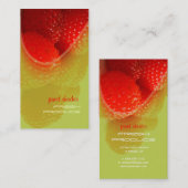 Raspberry, verse producten foto visitekaartjes (Voorkant / Achterkant)