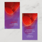 Raspberry, verse producten visitekaartjes (Voorkant / Achterkant)