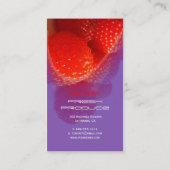Raspberry, verse producten visitekaartjes (Achterkant)