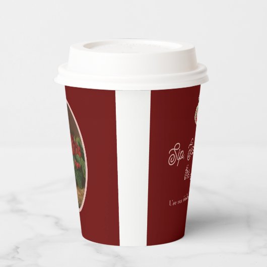 Raspberry Vrijgezellenfeest Thee To-Go Cups Papieren Bekers (Links)