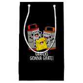 Raspen Grate Grappige Kaas Pun Donker BG Klein Cadeauzakje (Voorkant)