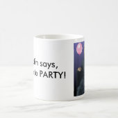 Raspoetin zegt dat het tijd is voor PARTIJ. Koffiemok (Center)