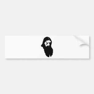 Raspoetin—zwart Bumpersticker
