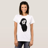 Raspoetin—zwart T-shirt (Voorkant volledig)