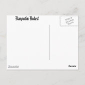 rasputin briefkaart (Achterkant)
