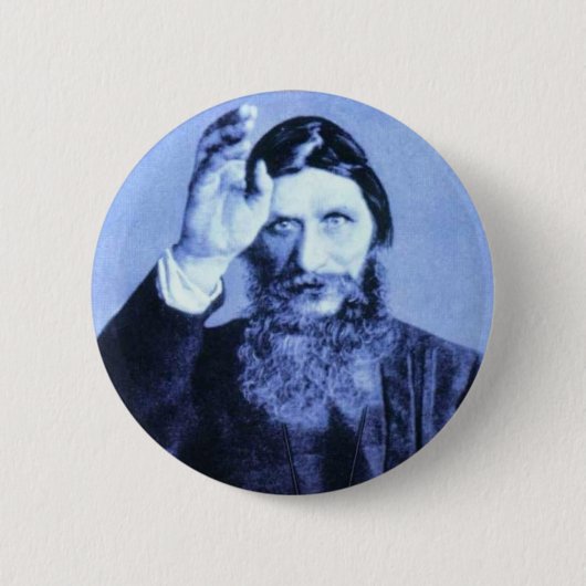 rasputinblu ronde button 5,7 cm (Voorkant)