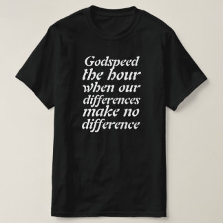 Rasrelatie en menselijke gelijkheid t-shirt
