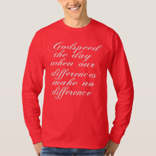 Rassenrelatie en menselijke gelijkheid t-shirt