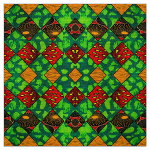 Rasta African Print Stof