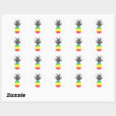 Rasta ananas Sticker (Vel)