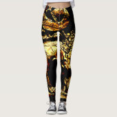 Rasta Ancient Ethiopian Lion van Judah-Leggings Leggings (Voorkant)