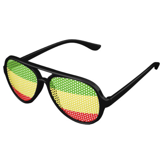 Rasta Aviator Zonnebril (Gekanteld)