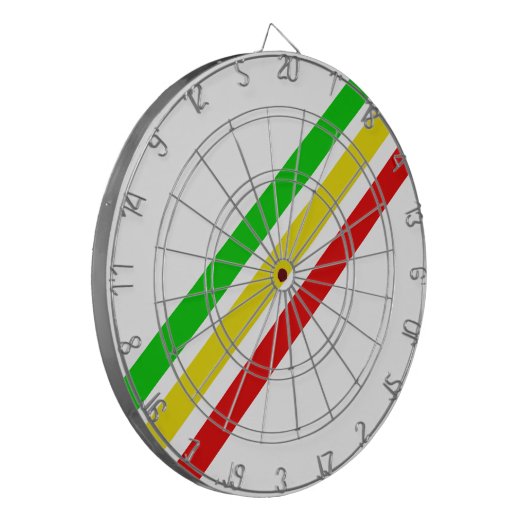 Rasta Bars Dartbord (Voorkant Links)