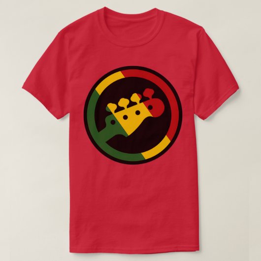 Rasta bass t-shirt (Design voorkant)