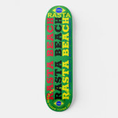 RASTA BEACH JMT BRAZILIË 8 1/4" Skateboard Deck (Voorkant)