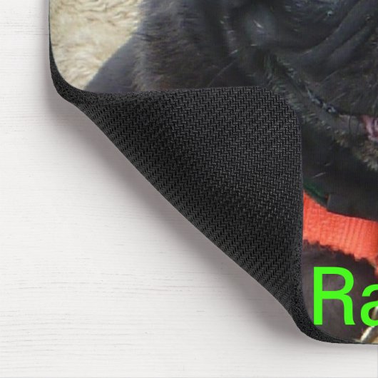 Rasta black PUG Muismat (Hoek)