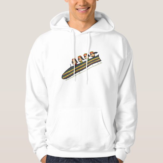 Rasta Bobslee Team Hoodie (Voorkant)