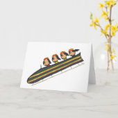 Rasta Bobslee Team Kaart (Gele Bloem)