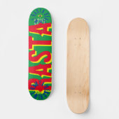 RASTA BRAZILIË 7 3/4" Skateboard Deck (Voorkant)