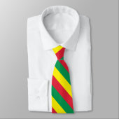 Rasta Brede Stripe Stropdas (Gebonden)