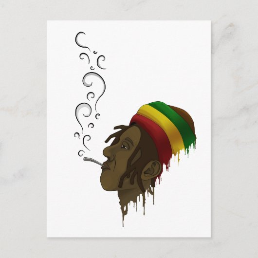 Rasta Briefkaart (Voorkant)