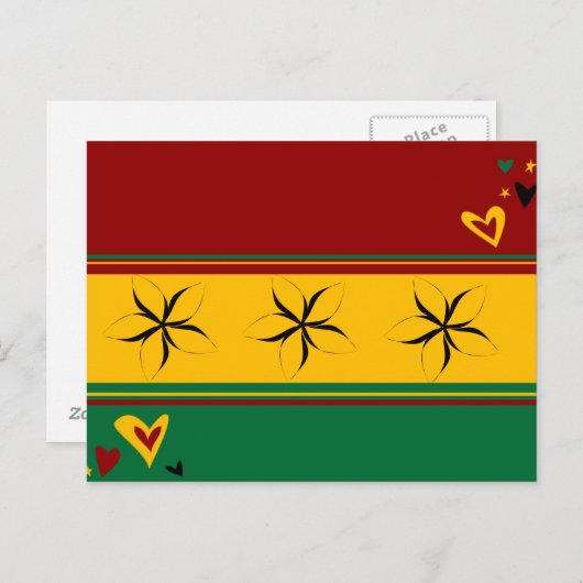 Rasta Briefkaart (Voorkant / Achterkant)