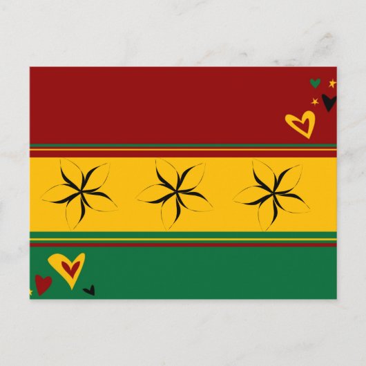 Rasta Briefkaart (Voorkant)