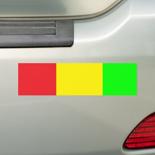 Rasta Bumpersticker (Op auto)