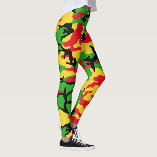Rasta Camo Leggings (Rechts)