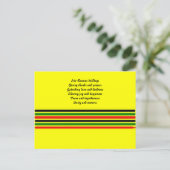 rasta christmas briefkaarten-irie rasmas briefkaart (Staand voorkant)