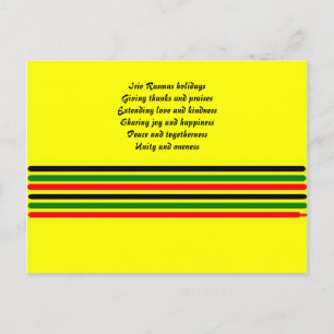 rasta christmas briefkaarten-irie rasmas briefkaart