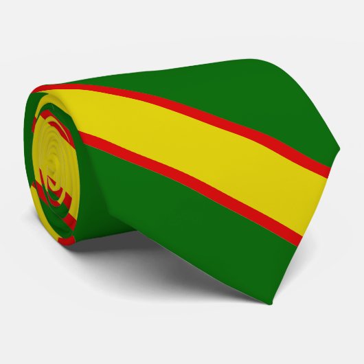 Rasta Classic Stripe Stropdas (Opgerold)