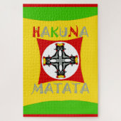 Rasta Color Red Golden Green Legpuzzel (Verticaal)
