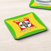 Rasta Color Red Golden Green Onderzetter (Linkerzijde)