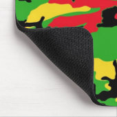 Rasta Colored Camouflage Muismat (Hoek)