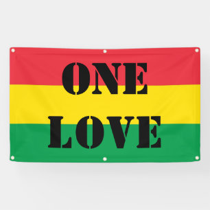 Rasta Colors Green Yellow Red Stripes Vlagpatroon Spandoek