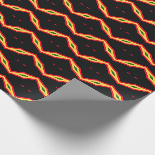 Rasta Colors Pattern Cadeaupapier (Hoek)