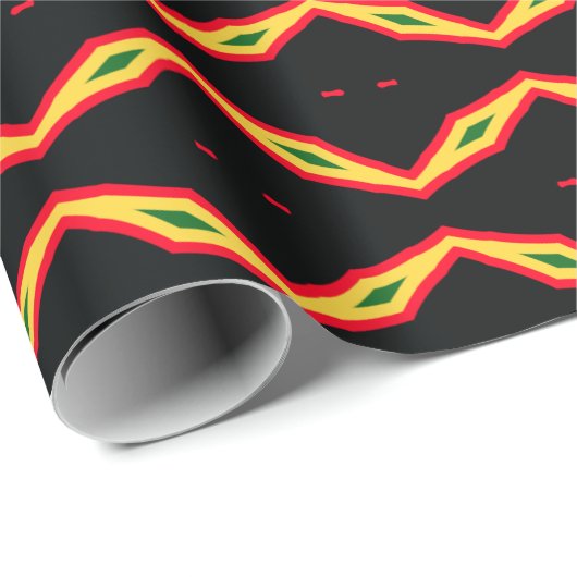 Rasta Colors Pattern Cadeaupapier (Rol Hoek)