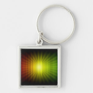 Rasta Colors Red Gold en Green Sleutelhanger