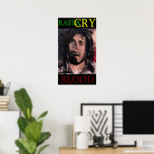 RASTA CRY BLOOD POSTER (Thuiskantoor)