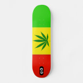 Rasta Deck Skateboard (Voorkant)