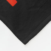 Rasta Design, Bewust Leven, Motiverende Spreuk Fleece Deken (Hoek)
