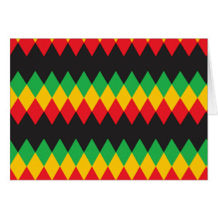 Rasta Diamond Pattern